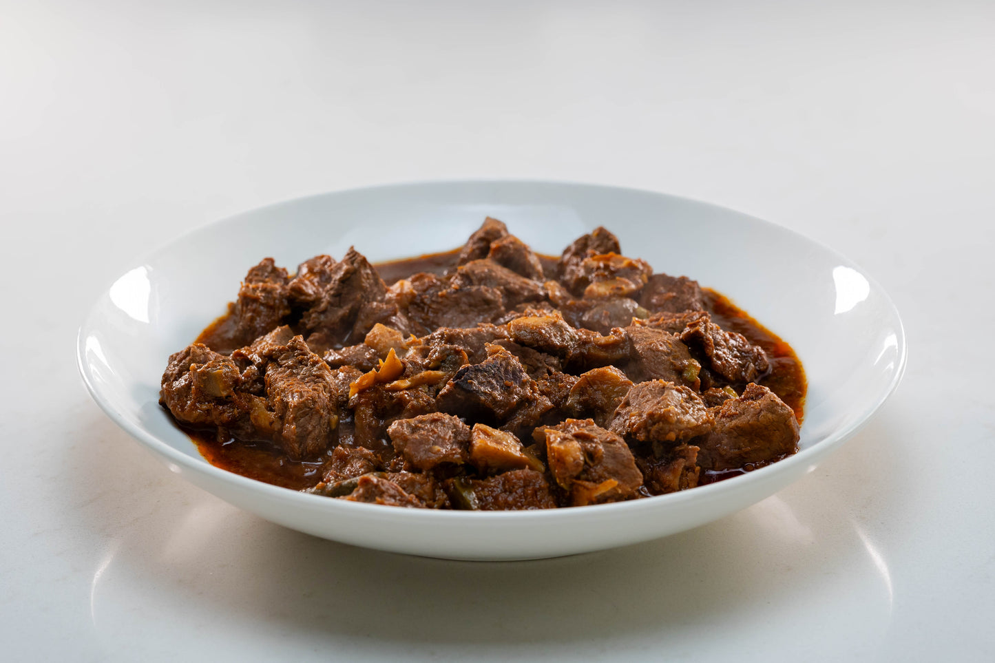 Guisado de Carne con Edamame y Champiñones