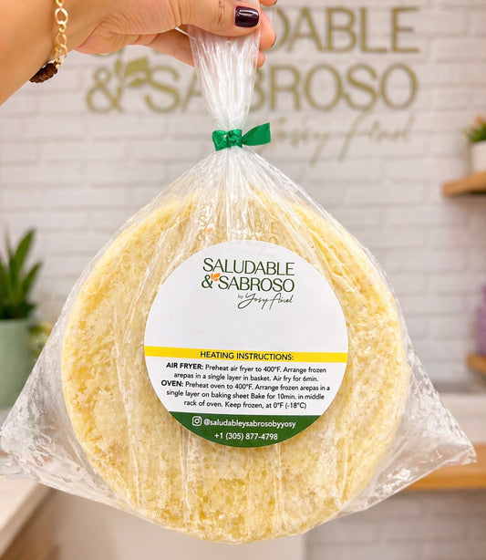 Arepa Maíz pilado y quinoa