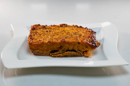 Torta de atun y platano maduro al horno