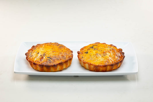 Quiche Keto de Jamón y Queso