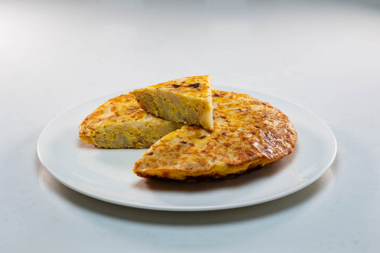 Tortilla Tipo Española con  Coliflor