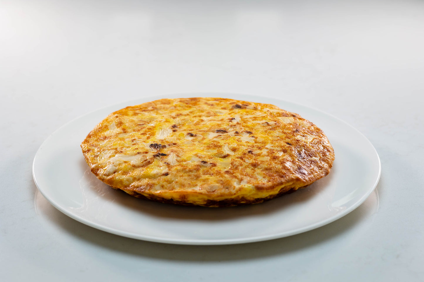 Tortilla Tipo Española con  Coliflor