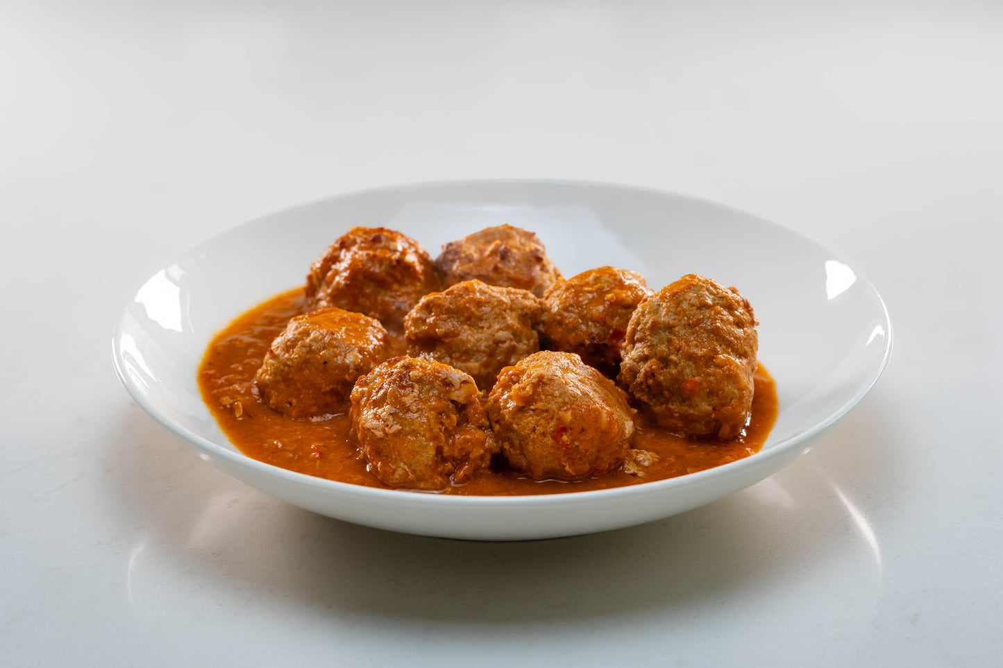 Albondigas de Pavo en Salsa de Tomate y Leche de Coco