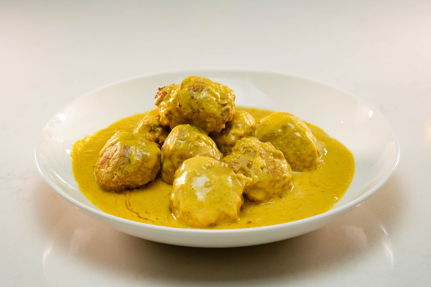 Albondigas de Pavo Salsa Dijon